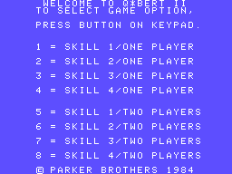 Q*bert's Qubes screenshot 2 for Colecovision